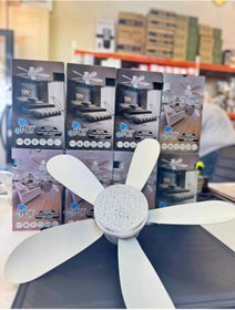 Resim RBR Sessiz Fanlı LED Ampul – Tavan Vantilatörü- E27 Duy, Serinletici Fan Özelliği 