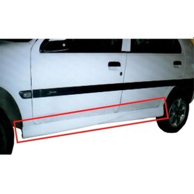 Resim Citroen Saxo - Peugeot 106 Marşpiyel Beyaz Boyalı 