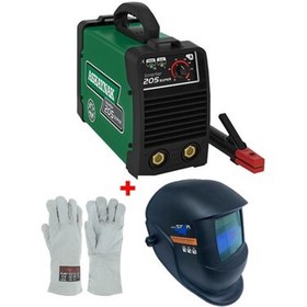 Resim Askaynak 205 Inverter Kaynak Makinası 180 + Maxstar Kaynak Maskesi + Starline Kaynak Eldiveni 
