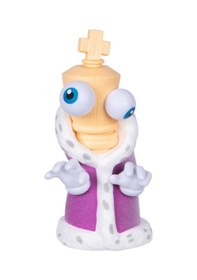 Resim Amazing Digital Circus Kinger Vinyl Figür + Koleksiyon Kartı Furry Robe Tüylü Pelerin Özellikli-10cm 