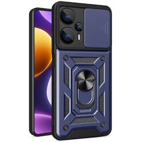 Resim Xiaomi Poco F5 Kılıf Kamera Korumalı Zırh Tank Sürgülü Vega Kapak 
