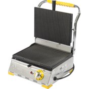 Resim Atababa 8 Dilim 1650 W Çelik Ev Tipi Döküm Tost Makinesi - Inox 