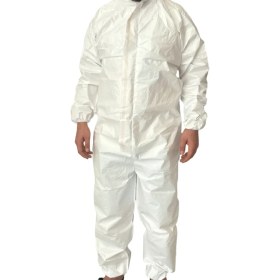 Resim TEK KULLANIMLIK ( 4 ADET ) LAMİNELİ KAPÜŞONLU KORUYUCU 55 GR TULUM 