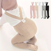 Resim Kız Çocuklar İçin Kemerli Düz Renk Tayt, Tüm Mevsimler İçin Rahat Sevimli Tayt, Yaratıcı Hediye 