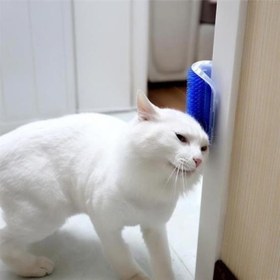 Resim BUFFER® Pratik Kedi Tüyü Kaşıma Ve Tarama Aparatı Duvara Monte Kaşıma Aleti 