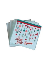 Resim Yılbaşı Temalı Isme Özel Hediyelik Cam Bardak Altlığı 