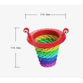 Resim Konyax Renkli 6 Kademeli Lavabo Süzgeci 