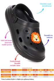 Resim Kiko Kids Bester Eva Plaj Havuz Okul Kreş Kız Çocuk Terlik Siyah 