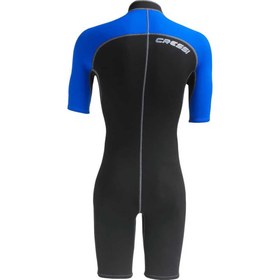 Resim Cressi Lido Man Shorty Dalış Elbisesi - BLACK - BLUE / 2MM - M 