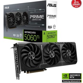 Resim ASUS DUAL-RTX5060-O8G-NVIDIA-GEFORCE-RTX 5060-8GB GDDR7-128BIT--OC-HDMI-3XDP-DLSS3 Ekran Kartı 