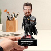 Resim Uzaylı Komutan Adam Karikatürlü Biblo 