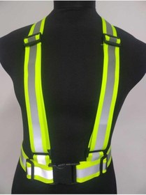 Resim salesalbutik Caro (135) Motorsiklet Reflektörlü Yelek Scooter Reflektör Yelek Bisiklet Reflektif Yelek ile uyumlu 