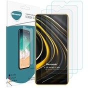 Resim Xiaomi Poco M3 Screen Protector Nano Glass Cam Ekran Koruyucu (3 Pack) Microsonic