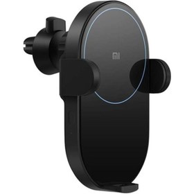 Resim Xiaomi 20W Wireless Siyah Araç Şarj Cihazı Telefon Tutacağı (Qi Sertifikalı Tüm Cihazlar ile Uyumlu) 