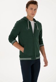 Resim U.s. Polo Assn. Erkek Koyu Yeşil Hırka Örme 50316355-vr079 Koyu Yesıl 