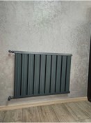 Resim Alüminyum Panel Radyatör Klasik 450x13 Ral 7016 Antrasit Gri 