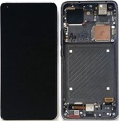 Resim Xiaomi Mi 11 Ultra Uyumlu Çıtalı Servis Lcd Ekran Dokunmatik Siyah 