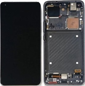 Resim Xiaomi Mi 11 Ultra Uyumlu Çıtalı Servis Lcd Ekran Dokunmatik Siyah 
