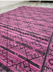 Resim Savan Dokuma Halı Örtüsü 4m² 170 240 Kale Fuşya Diğer 
