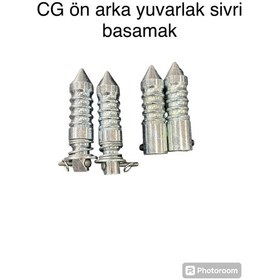 Resim Cg Cup Uyumlu Modif Sivri Ön Ve Arka Basamak Seti Oval Kalvani... 
