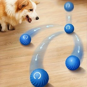 Resim 1 Etkileşimli Otomatik Top Oyuncak - Dayanıklı USB Şarj Edilebilir Evcil Hayvan Çiğneme Oyuncak ile Köpek Yerçekimi Atlama Fonksiyonu - Uzun Ömürlü Pil ve Eğlenceli Etkileşimli Ürün 