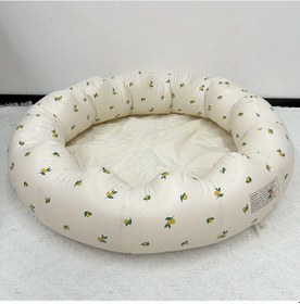 Resim Çok Fonksiyonlu Katlanır Bebek Yüzme Havuzu Bej Zeytin Bej 