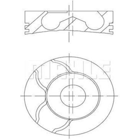Resim Mahle Motor Piston Segman Std Mgn-lgn-trafıc-scenıc-kng 1.9 Tdı F9q 80.01 IS00-MAHLE 0215800 