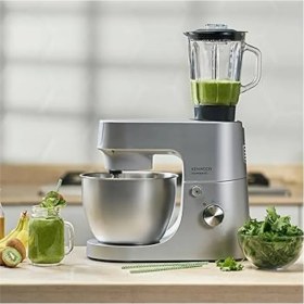Resim Kenwood Kıyma Makinesi ve Cam Blenderı ile Homebake Pro KHH01.220SI 1400 W 5 Lt Mutfak Şefi 