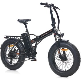 Resim Corelli Voniq 20 Jant 42 Folding Fat Bike Elektrikli Bisiklet Siyah 