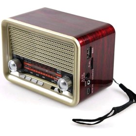 Resim Toptan Bulurum Nostalji Radyo Nns Ns1537bt Şarjlı Fm Radyo Bluetooth Usb Aux 