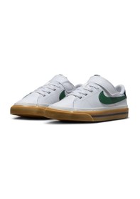 Resim Nike Court Legacy Psv Leather Kids Sneaker Hakiki Deri Günlük Çocuk Spor Ayakkabı Beyaz Beyaz 