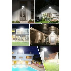 Resim Dış Mekan ve Kamp Için USB Şarjlı 4 Modlu Güçlü Projektör Lamba 100W 2400MAH 