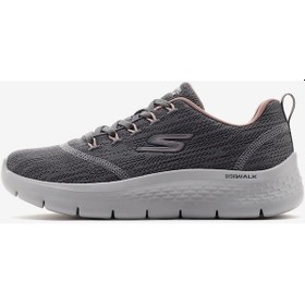 Resim Skechers Go Walk Flex - Striking Look Kadın Gri Yürüyüş Ayakkabısı 124960tk Ccpk 