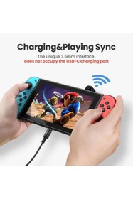Resim Ugreen Nintendo Switch için Bluetooth 5.0 Verici Ses Adaptörü Siyah 