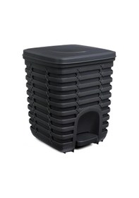 Resim Primanova Palm Pedallı Çöp Kovası Antrasit Gri 