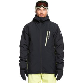 Resim Quiksilver Morton Erkek Siyah Snowboard Ceketi 