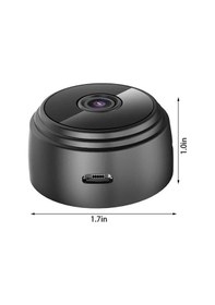 Resim A9 Mini Kamera Wifi Kablosuz Güvenlik Koruması Uzaktan Monitör Kameralar Video Black 
