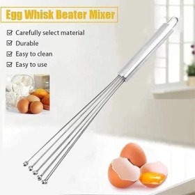 Resim AyrStore Paslanmaz Çelik Boncuk Çırpıcı – Ergonomik Tasarım, Dayanıklı ve Pratik Mutfak Çırpma 