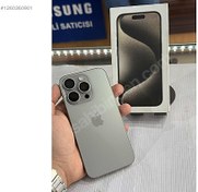 Resim Apple iPhone 15 Pro İkinci El YD | 128 GB | Natürel Titanyum İkinci El İPHONE 15 PRO 128 GB PİL 92 HATASIZ ÇİFT SİM Y-D CİHAZI