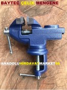 Resim Baytec Mini Mengene Dönerli Tablalı Örslü Masa Mengenesi 50Mm Pro 