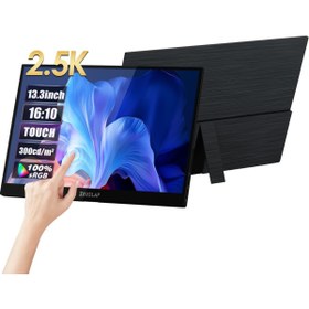 Resim ZEUSLAP Z13KT 13.3" 2560*1600@60Hz 2K IPS Panel Type-C 100% sRGB 300Cd/m² Dokunmatik, Taşınabilir Monitör 