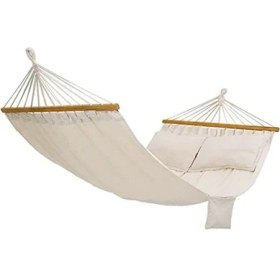 Resim Larskas Dış Mekan Çok Kişilik Hamak, 200 x 150 Cm, 300 kg Taşıma Kapasitesi 