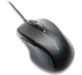 Resim Kensington Pro Fit Kablolu Optik Mouse, Tam Boy, Sağ El Tasarımı, Windows & Macos Uyumlu, Siyah 