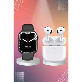 Resim SHN 3.nesil Tws Bluetooth Kulaklık ve Dokunmatik Ekran Akıllı Saat Sesli Görüşme 