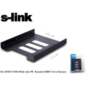 Resim S-Link Sl-Ssd15 Ssd Disk için Pc Kasa İçi Hdd Yuva Kasası 2.5"-3. 