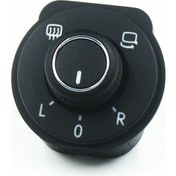 Resim Volkswagen Polo Ayna Ayar Düğmesi Anahtarı 2010--2016 Katlanır Aynalı 