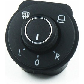 Resim Volkswagen Polo Ayna Ayar Düğmesi Anahtarı 2010--2016 Katlanır Aynalı 