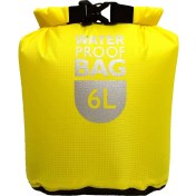 Resim Chaoduo Shop Sarı Renk Stili Outdoor 6l Su Geçirmez Kuru Çanta Paketi Çuval Yüzme Rafting Kayık Nehir Trekking Yüzer Yelkencilik Kano Su Geçirmez (Yurt Dışından) 