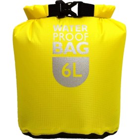 Resim Chaoduo Shop Sarı Renk Stili Outdoor 6l Su Geçirmez Kuru Çanta Paketi Çuval Yüzme Rafting Kayık Nehir Trekking Yüzer Yelkencilik Kano Su Geçirmez (Yurt Dışından) 