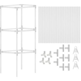 Resim Tenfowee 30 Cm Pe Bitki Tırmanma Sandalyesi - Çiçek Ve Domates İçin Dayanıklı Bitki Desteği - Bahçe Ve Çiçeklik Kullanıma Uygun 